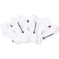 Champion Sneakersocken 6pk Sneaker Socks (6-Paar) für sportliche Aktivitäten, Fitness und Training geeignet, 6er-Pack