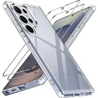 MSM Handyhülle Hülle + 2X Schutzglas für Samsung Galaxy S25 / Plus / Ultra
