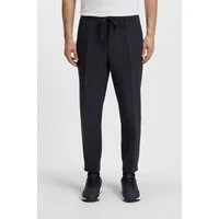 BOSS GREEN Stretch-Hose T Flex mit elastischem Bund und Kordelzug Stretchhose Businesshose