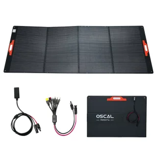OSCAL PM400 Pro Plus SE / PM200 Pro Plus SE Solar Panel 200W 400W Monocrystalline 23% Efficiency IP67 Waterproof ETFE Fo