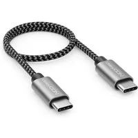 deleyCON deleyCON 0,30m USB C Kabel PD3.0 60W Schnellladekabel 30cm USB-C USB-Kabel