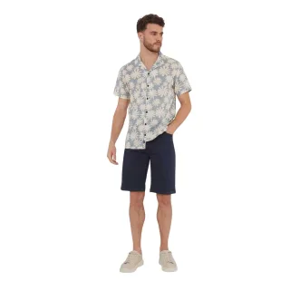 Threadbare - Hemd für Herren, kurzärmlig (Staubiges Blau)