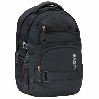 Wave Schulrucksack Infinity BLACK