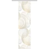 HOME WOHNIDEEN Schiebegardine 84111 SPIRO Schiebegardine recyceltes Polyester, Bambusoptik, 245x60 (1 St), Paneelwagen, transparent, Polyester (recycelt) Polyester
