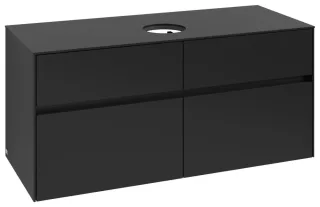 Villeroy & Boch Waschtischunterschrank Collaro C04100 1200x548x500mm 4 Ausz. Waschtisch mittig Volca C04100VL