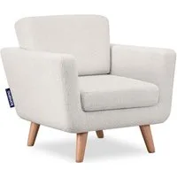 KONSIMO® Sessel TAGIO hergestellt in der EU, (Sessel), Scandi-Stil, Made in Europe, Gestell aus Massivholz, mit Armlehnen