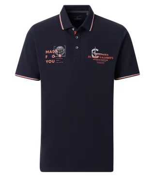 CASAMODA - Polo-Shirt blau - Gr. - L