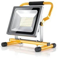 Brandson Baustrahler, LED, für Innen- & Außenbereich, 30W, 2500 Lumen, IP65 (wasserfest)