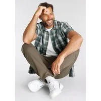 Man's World Kurzarmhemd mit kleinem Brustprint