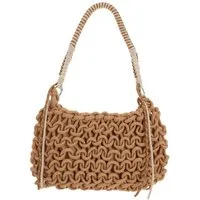 BRISE TASCHE Schultertasche Brise Damen Schultertasche aus Textil – Seiltasche im Flechtdesign, Geflochten Leicht Sommerlich