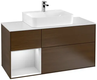 Villeroy & Boch Waschtischunterschrank Finion F16 1200x603x501mm WT mittig, F161MTGN F161MTGN