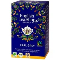 English Tea Shop Tee Earl Grey Schwarzer Tee, BIO, 20 Teebeutel, Verführerisch nach Bergamotte
