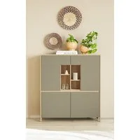 Home affaire Highboard Stranda, moderner Schrank, Stauraumelement im Scandic-Style, elegante Rahmenoptik, ausreichend Stauraum, vielseitig einsetzbar