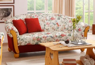 Home affaire 2-Sitzer "Milano, bequem durch Federkern, kompakte Stellmaße: Breite 159cm"