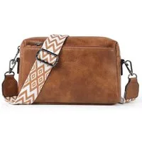 TAN.TOMI Umhängetasche Damen Handy Umhängetasche, Crossbody Schultertasche (Drei Reißverschlussfächern mit Verstellbar Abnehmbar Schultergurt), Handtasche Damen für Tägliches Arbeiten,Einkaufen,Reisen