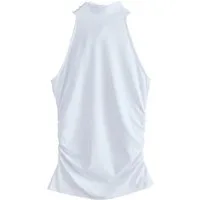Next Kurzarmbluse Weiches, geschmeidiges, ärmelloses Neckholder-Top (1-tlg)