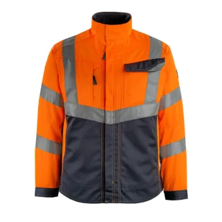 MASCOT Oxford Jacke SAFE SUPREME Hi-vis Orange / Schwarzblau 3XL - 15509-860-14010-3XL