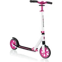 Globber Tretroller NL 205 Scooter - Für Kinder, Teens & Erwachsene, ABEC 7, Federung, Frontfederung PU-Rollen 205 mm Alu-Deck, Antirutsch