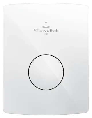 Villeroy & Boch Urinal-Betätigungsplatte ViConnect 162x62x128mm 1-Mengen-Spülung Weiss 92194468