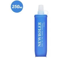 Blusmart Trinkflasche Faltbare Silikon-Wasserflasche, 250 ml/500 ml, Für den Außenbereich, zum Laufen, Camping, Wandern, Reisen