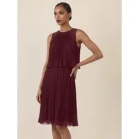 Apart Chiffonkleid mit doppellagigem Oberteil