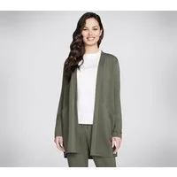 Skechers Cardigan sportlicher Cardigan, Langarm-Design, ohne Verschluss