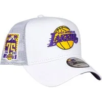 New Era Trucker Cap AFrame Trucker 75TH Los Angeles Lakers