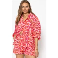 SASSYCLASSY Longbluse Musselin Bluse mit hellen Streifen für Damen Baumwollbluse im Oversized Fit mit Kent Kragen