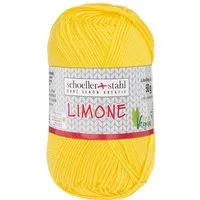 Schoeller + Stahl Limone Häkelwolle, 125 m, mercerisiertes und gasiertes hochwertiges Garn