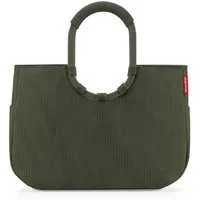 REISENTHEL® Einkaufsshopper Loopshopper L cord dark matcha