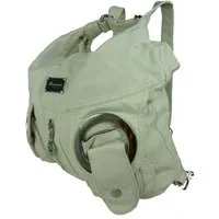 Taschen4life Schultertasche Rucksacktasche W6802 Multifunktionstasche, Tasche oder Rucksack, verstellbarer Schulterriemen, als Schultertasche oder Rucksack tragbar