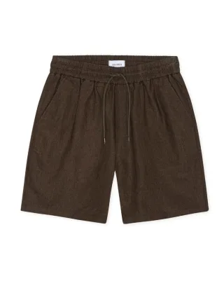 les deux - Leinenshorts - Otto braun - Gr. - L