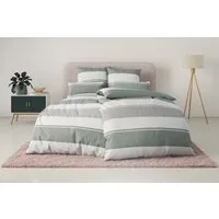 OTTO home Bettwäsche Yonne, Renforcé, 2 teilig, in frischen Farben, gestreifte Bettwäsche, ab Gr. 135x200 cm