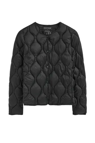 Ultraleichte Jacke Paloma schwarz mit Polo Club Logo