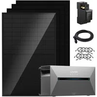 SolarMars Balkonkraftwerk 2000W mit Speicher Anker Solix Solarbank 2 E1600 Pro + BP2700, 2000 W, 0% MwSt