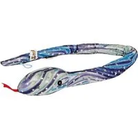 soma Kuscheltier Plüschtier Plüschschlange XXL 100cm blau lila Sterne Plüsch-Schlange (1-St), Super weicher Plüsch Stofftier Kuscheltier für Kinder zum spielen