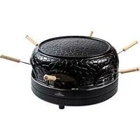 Viva Italia Pizzetteria APD600Z, Pizzaofen schwarz, 910 Watt, für 6 Mini-Pizzen Ø 10cm