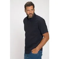 JP1880 Kurzarmhemd Hemd Halbarm Leinenmix Buttondown-Kragen