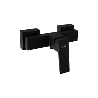 VitrA Minimax Square Einhebel-Brausearmatur Aufputzmontage Schwarz Matt,A4352136EXP A4352136EXP