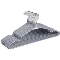 House Day Kleiderbügel Gummibeschichtet Metall Kleiderbügel, (Packung, 20-tlg), platzsparend, strapazierfähige Kleiderbügel