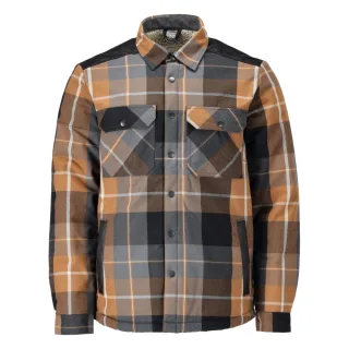 MASCOT Herren Langarmhemd CUSTOMIZED Nussbraun-kariert 3XL - 23104-446-598-3XL