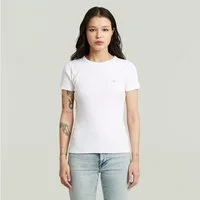 G-STAR T-Shirt Slim Rib Wmn in Rundhalsform