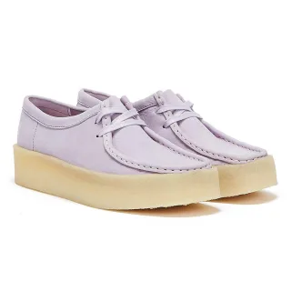 Clarks Wallabee Cup Nubuck Womens Lilac Schuhe - (Lila)