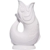 Gluckigluck Wasserkaraffe, (Original Gluggle Jug aus England), mit Gluckergeräusch, handgefertigt, ikonisches Fisch-Design, 1,2 L