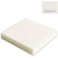 POWER SCHAUMSTOFF Sitzkissen Schaumstoff, Sitzkissen, 50x50x3/4/5cm, Verschiedene Qualitäten