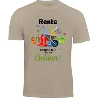 Cotton Prime® T-Shirt Rente - Endlich Zeit für den Garten