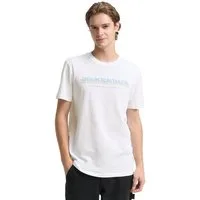 TOM TAILOR Denim Rundhalsshirt mit Logofrontprint