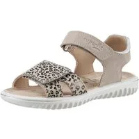 Superfit SPARKLE WMS: mittel Sandale Klett-Sandalette mit Leomuster, Größenschablone zum Download