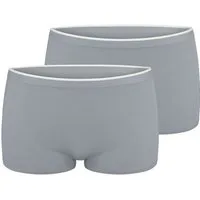 sloggi Langer Boxer Blue GO Sense (2-St) Long Boxer Shorts, Langer Boxer Brief, Retro Boxer lang