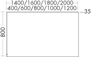 Burgbad Leuchtspiegel Sys30 PG3 Diago 800x400x35 Sys30 PG3 Diago, SIFL040R500 SIFL040R500